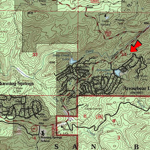 Topographic Map for 0327-143-04