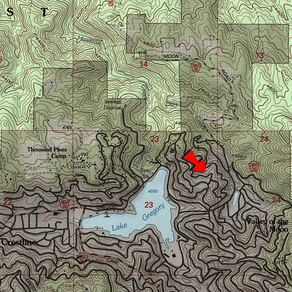 Topographic Map for 0339-091-19