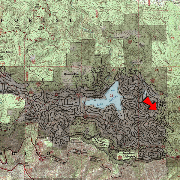 Topographic Map for 0339-192-03