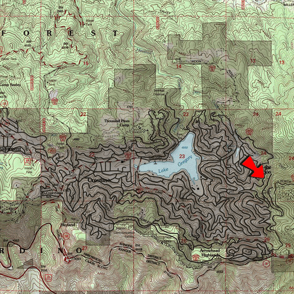Topographic Map for 0339-193-09