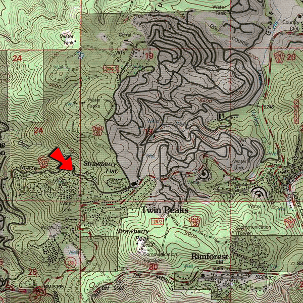 Topographic Map for 0339-241-26