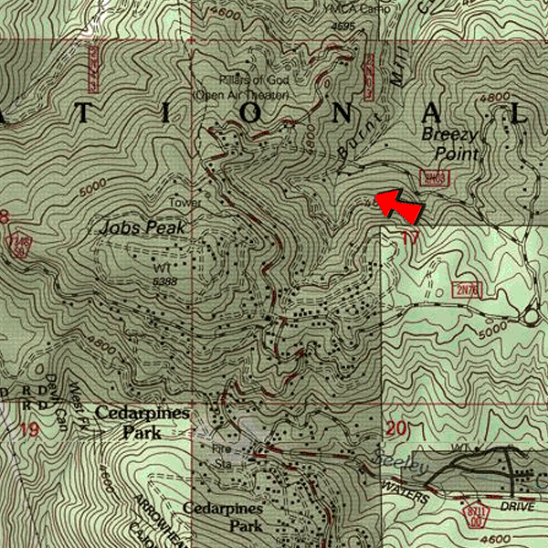 Topographic Map for 0342-071-47