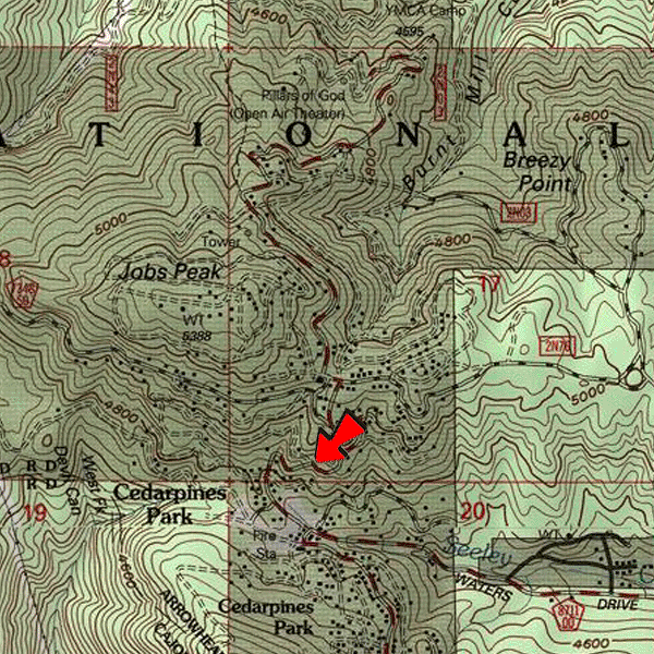 Topographic Map for 0342-204-14