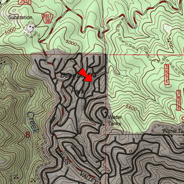 Topographic Map for 0345-115-50
