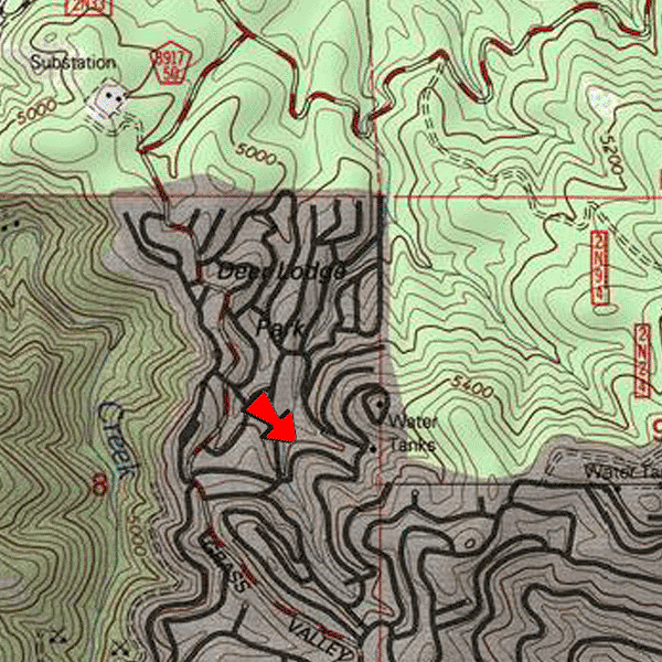 Topographic Map for 0345-143-42