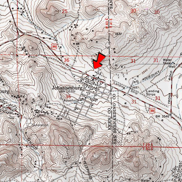 Topographic Map for 155-180-10