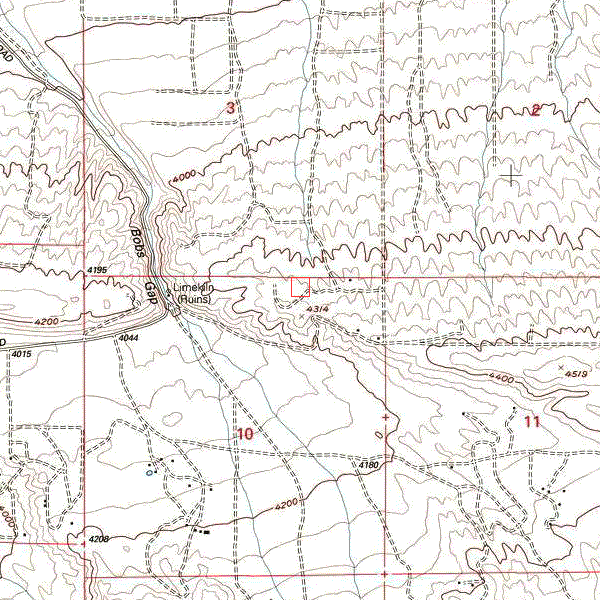 Topographic Map for 3062-006-061
