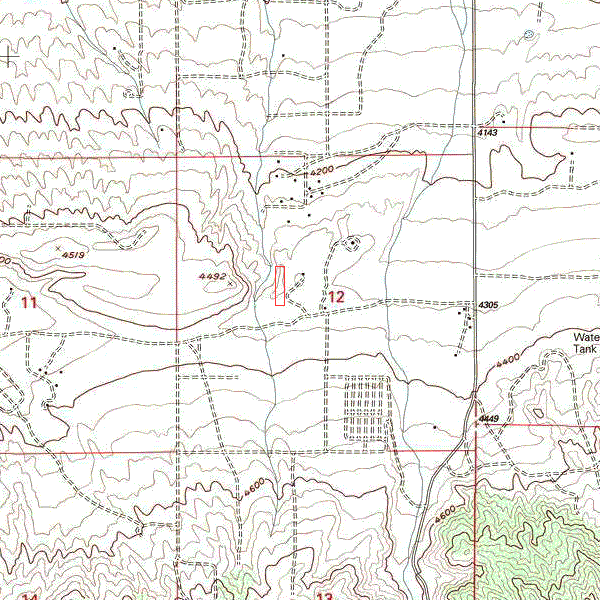 Topographic Map for 3062-027-018