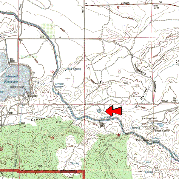 Topographic Map for 3235-002-022